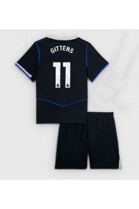 Chelsea Jamie Gittens #11 Babytruitje 3e tenue Kind 2025-26 Korte Mouw (+ Korte broeken)